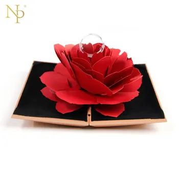 Nicro Wedding Marriage Rotating Rose Ring Gift Box Lovely Velvet Engagement Box For Ring Jewelry Storage Display Holder #GB09
Nicro Wedding Marriage Rotating Rose Ring Gift Box Lovely Velvet Engagement Box For Ring Jewelry Storage Display Holder #GB09