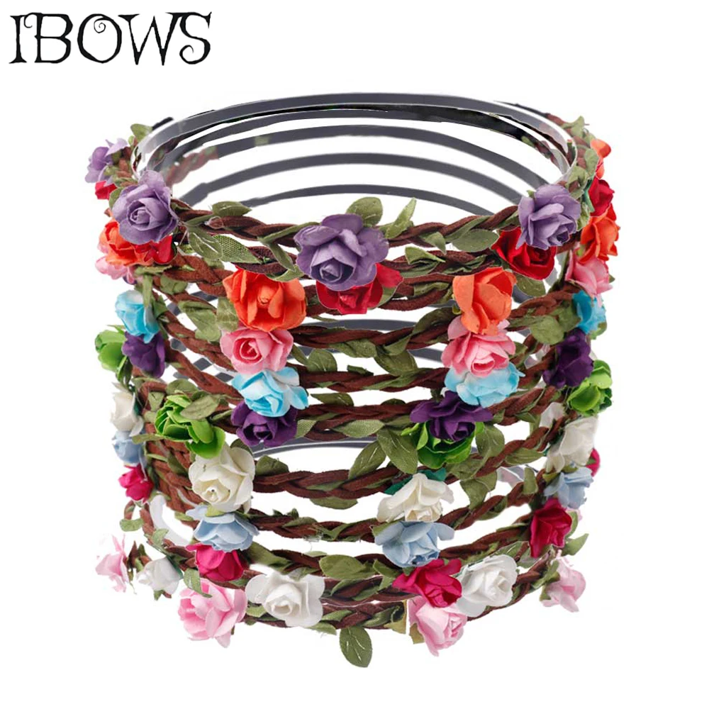 Boho Bride Flower Headband Wedding Rose Wreath For Women Lady Festival Garland With Elastic Band Hair Accessories
Boho Bride Flower Headband Wedding Rose Wreath For Women Lady Festival Garland With Elastic Band Hair Accessories