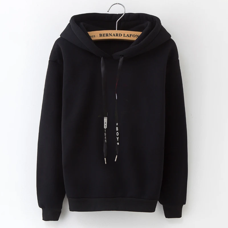 2018 Women's Tops Casual Solid Color Fashion Multi-color Multi-Code Loose Coat Harajuku Style Women Hooded Sweatshirt tide XXXL
2018 Women's Tops Casual Solid Color Fashion Multi-color Multi-Code Loose Coat Harajuku Style Women Hooded Sweatshirt tide XXXL