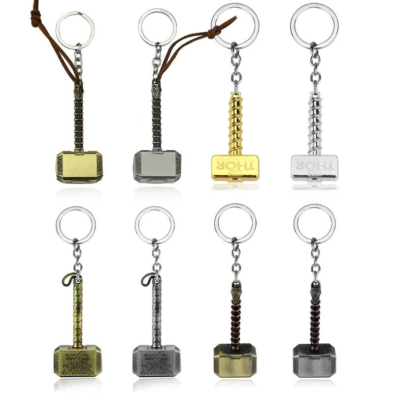 Marvel Thor Hammer Keychain the Dark World Hammer Pewter Key chains Avengers For Car Keyring Christmas gifts
Marvel Thor Hammer Keychain the Dark World Hammer Pewter Key chains Avengers For Car Keyring Christmas gifts