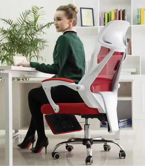 Эргономичное кресло вращающееся с подставкой тканевое оформление|ergonomic chair|boss