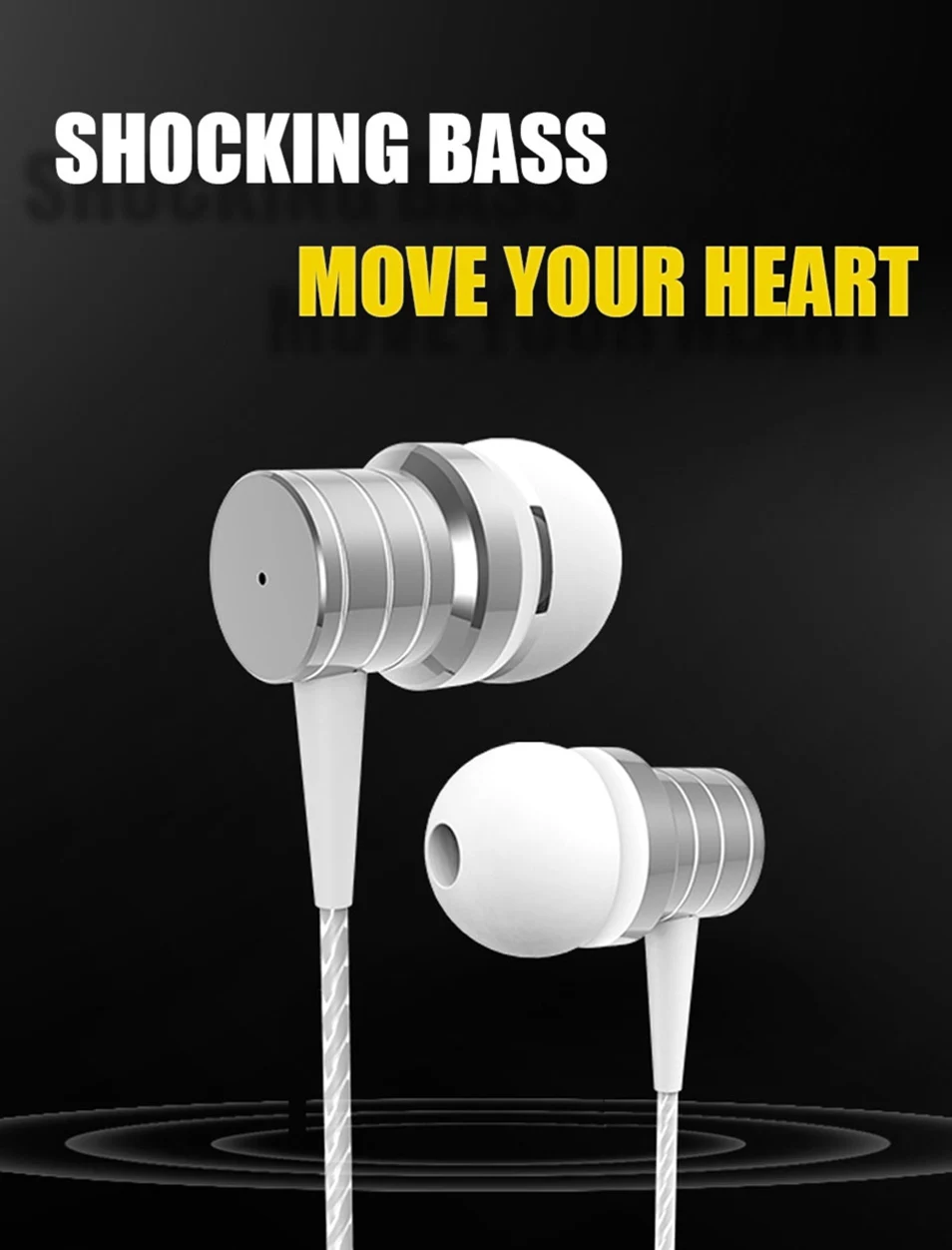 Stereo Earphone Hifi Music Bass Earbuds Headphones In-ear with Mic for Phone Xiaomi iPhone Sony Computer PC Mp3 Sports Earphones (9)