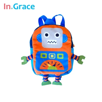 new arrival children's plush backpack cute robot toy bags for kindergarten bag on shoulders 25CM cartoon printed plush backpack
new arrival children's plush backpack cute robot toy bags for kindergarten bag on shoulders 25CM cartoon printed plush backpack