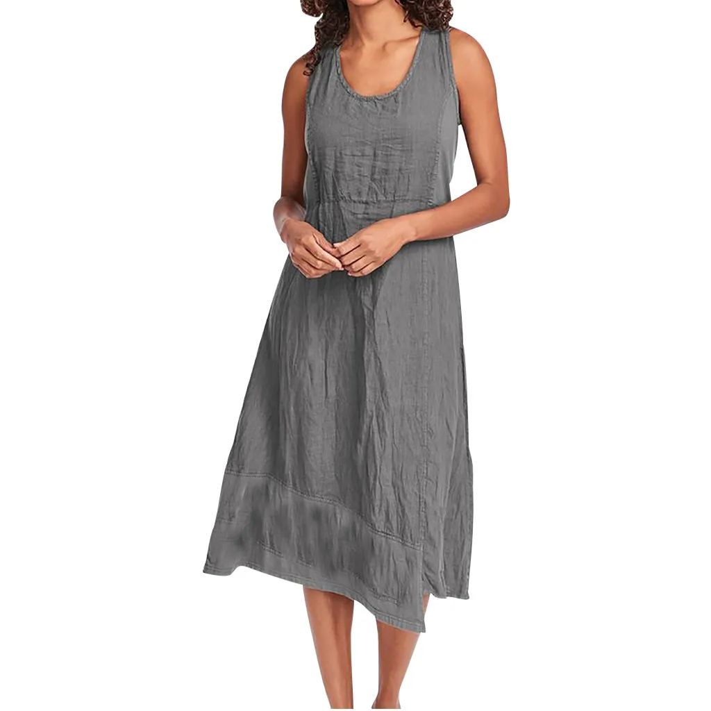 JAYCOSIN 2019 New Summer Women Dress Fashion Harajuku O-Neck Tank Sleeveless Solid Hem Linen Irregular Casual Sundress 9032835
JAYCOSIN 2019 New Summer Women Dress Fashion Harajuku O-Neck Tank Sleeveless Solid Hem Linen Irregular Casual Sundress 9032835