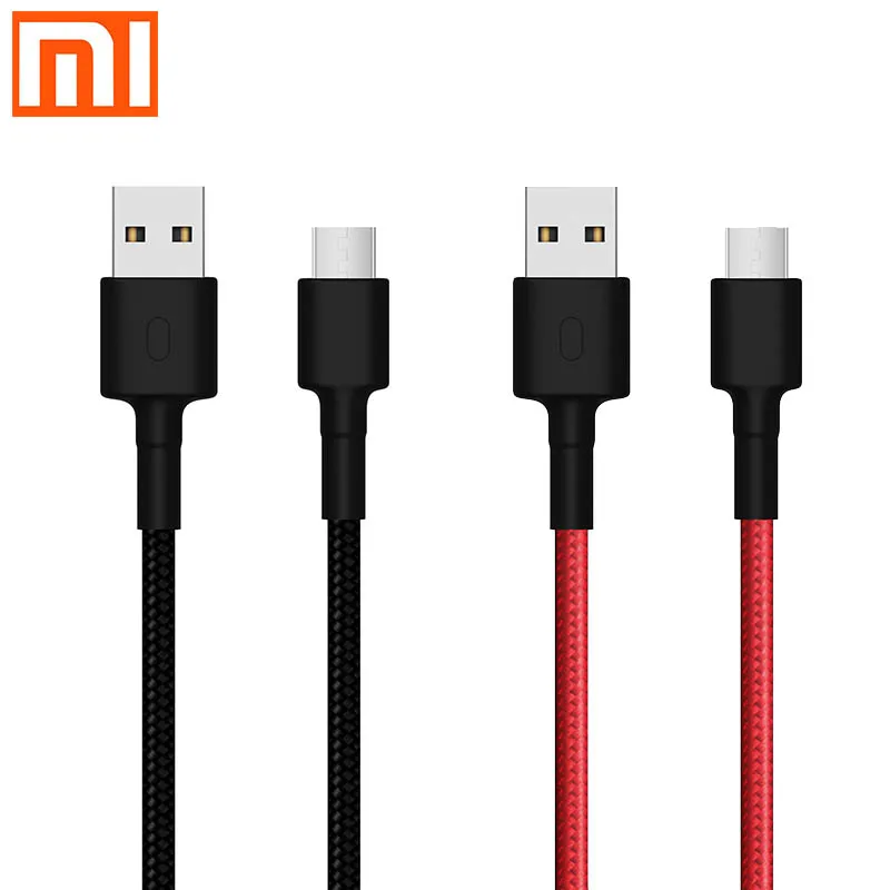 Original xiaomi Micro data cable woven wire version 100cm high-strength fiber braided wire body design durable
Original xiaomi Micro data cable woven wire version 100cm high-strength fiber braided wire body design durable