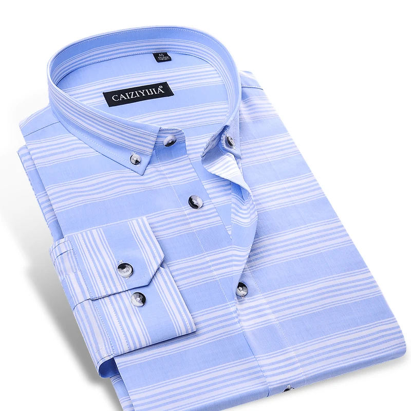 Men's Sky-blue/White Horizontal Stripes Shirt No-pocket Long Sleeve Standard-fit Comfy Soft 100% Cotton Button-down Dress Shirts
Men's Sky-blue/White Horizontal Stripes Shirt No-pocket Long Sleeve Standard-fit Comfy Soft 100% Cotton Button-down Dress Shirts