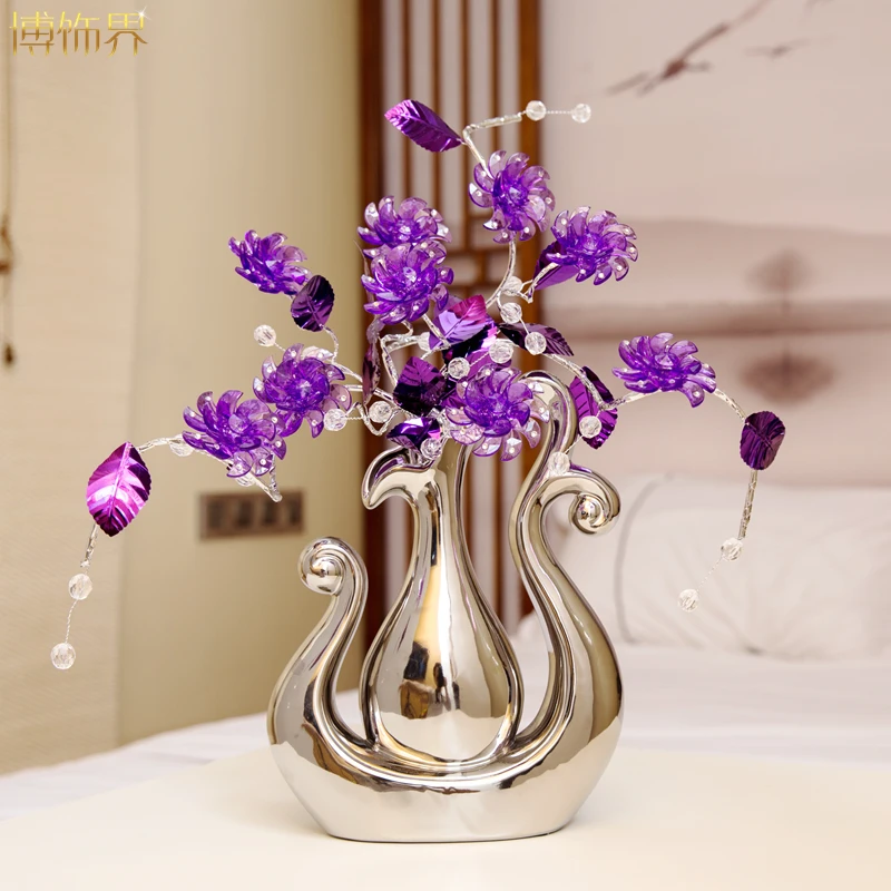 TV cabinet decoration decoration Creative living crafts Home improvement Ceramics Home Furnishing Crystal flower ornaments
TV cabinet decoration decoration Creative living crafts Home improvement Ceramics Home Furnishing Crystal flower ornaments