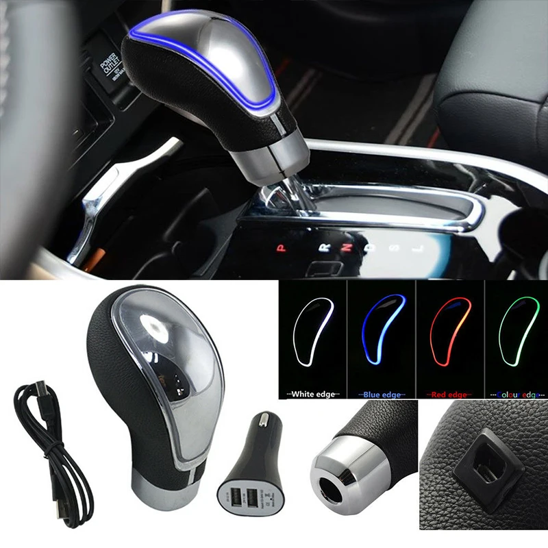 Universal RGB 7-Color USB Charge LED Gear Shift Knob Gear Stick Knobs with beautiful led light Touch motion activated
Universal RGB 7-Color USB Charge LED Gear Shift Knob Gear Stick Knobs with beautiful led light Touch motion activated