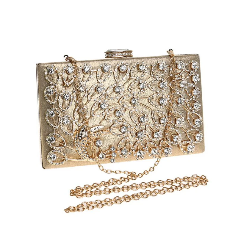 LUXY MOON Peacock diamond evening bags rhinestone day clutch gold silver black evening clutch wedding bride party purse handbag
LUXY MOON Peacock diamond evening bags rhinestone day clutch gold silver black evening clutch wedding bride party purse handbag