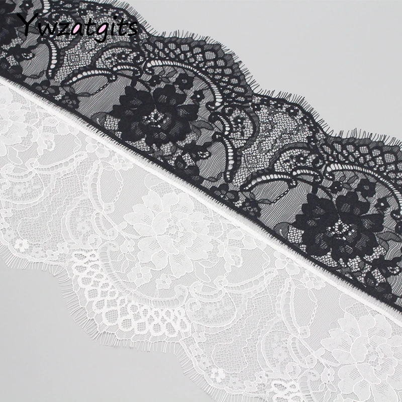 ywzatgits 3yards 15cm White/black Embroidered Lace Fabric Trim Ribbon Wedding Decoration DIY Garment Sewing Accessories YR0501
ywzatgits 3yards 15cm White/black Embroidered Lace Fabric Trim Ribbon Wedding Decoration DIY Garment Sewing Accessories YR0501