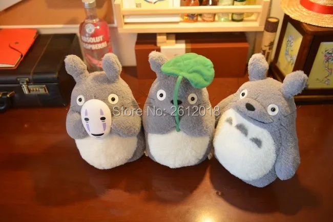 New Ghibli Miyazaki Hayao Authentic My Neightor Totoro smile totoro with Leaf/ no face mask 3 Style Plush Gift Collectable
New Ghibli Miyazaki Hayao Authentic My Neightor Totoro smile totoro with Leaf/ no face mask 3 Style Plush Gift Collectable