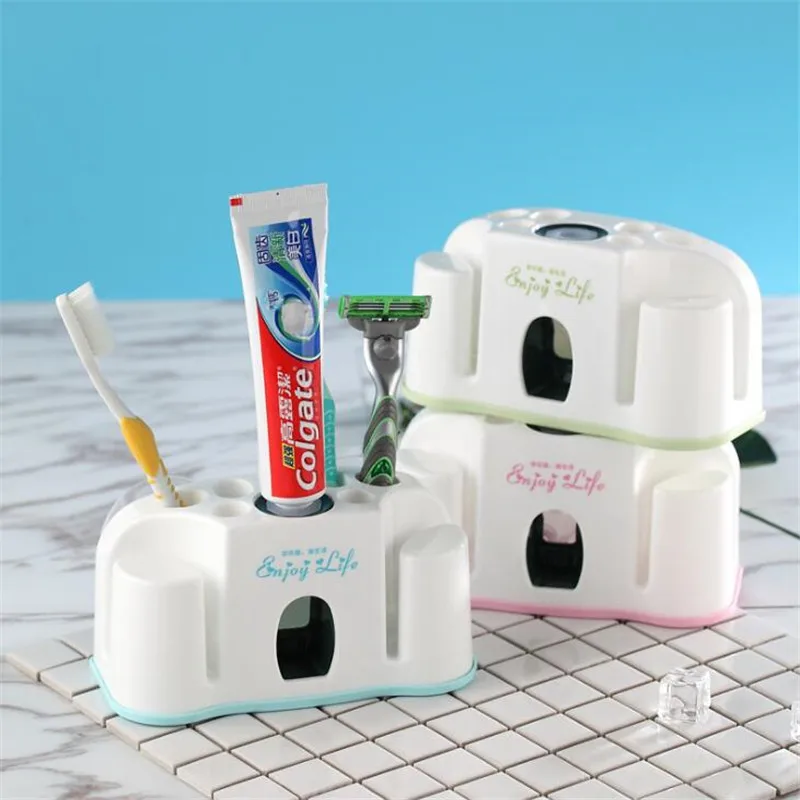 CTREE 1 Pcs Fashion Automatic Toothpaste Dispenser Toothbrush Holder Bathroom products Wall Mount Rack Toothpaste Squeezers C155
CTREE 1 Pcs Fashion Automatic Toothpaste Dispenser Toothbrush Holder Bathroom products Wall Mount Rack Toothpaste Squeezers C155
