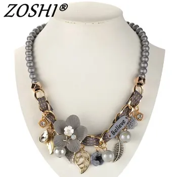 ZOSHI New Fashion Simulated Pearl Necklace for Women Flower Collars Trendy Necklaces & Pendants Statement Necklace Jewelry
ZOSHI New Fashion Simulated Pearl Necklace for Women Flower Collars Trendy Necklaces & Pendants Statement Necklace Jewelry