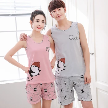 2019 Women's High Quality Comfortable Fashionable Cartoon Penguin Pattern Short-Sleeved Pajama Set 1151
2019 Women's High Quality Comfortable Fashionable Cartoon Penguin Pattern Short-Sleeved Pajama Set 1151