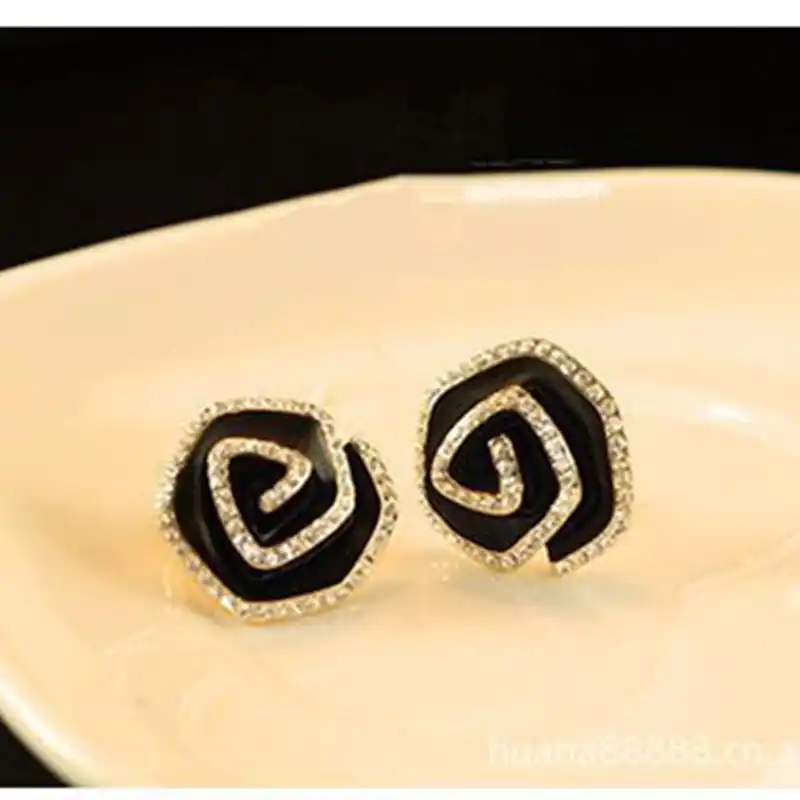 Женские серьги с имитацией леопардовой розы 4ED82 новое поступление|rose earrings|earrings