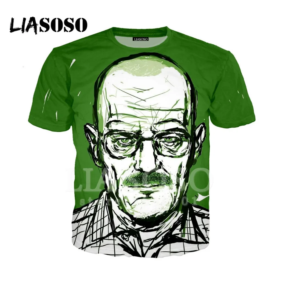LIASOSO 3D Print Women Men Movie Breaking Bad Walter White The One Who Knocks T shirt Summer T-shirt O-neck Short Sleeve X1404
LIASOSO 3D Print Women Men Movie Breaking Bad Walter White The One Who Knocks T shirt Summer T-shirt O-neck Short Sleeve X1404