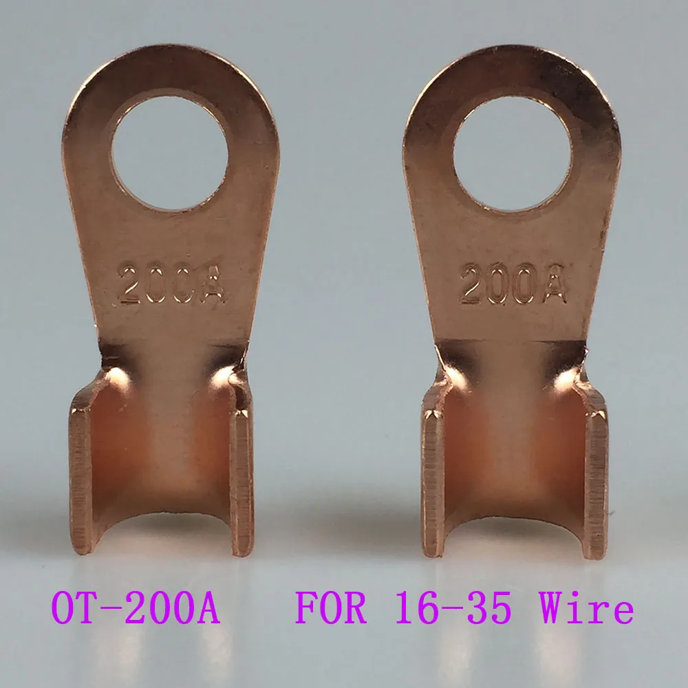 5PCS OT-200A Open Barrel Red Copper Ring Lug battery Terminals Wire Crimp Connector crimp terminal terminals for wire
5PCS OT-200A Open Barrel Red Copper Ring Lug battery Terminals Wire Crimp Connector crimp terminal terminals for wire