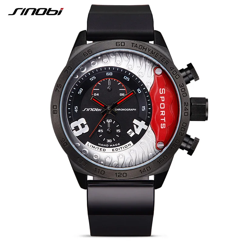 SINOBI Men Watches Fast & Furious Chronograph Mens Sports Wrist Watches Waterproof Watchband Males Geneva Quartz Clock
SINOBI Men Watches Fast & Furious Chronograph Mens Sports Wrist Watches Waterproof Watchband Males Geneva Quartz Clock