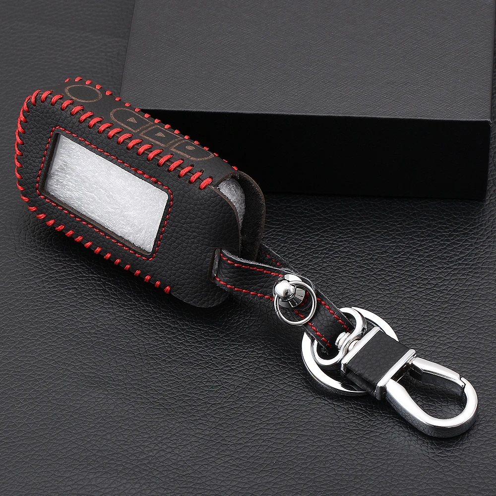 RIMID Leather Key Case For Starline A93 A63 A96 A39 A36 Car LCD Alarm Remote Controller Keychain Cover Hand-Made Style
RIMID Leather Key Case For Starline A93 A63 A96 A39 A36 Car LCD Alarm Remote Controller Keychain Cover Hand-Made Style