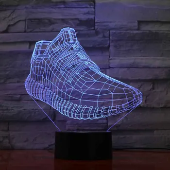 Amazing 3D Visual Bulb Optical illusion colorful table Lamp Shoes LED Night Light Touch Switch Luminaria Color Changeable Lampen
Amazing 3D Visual Bulb Optical illusion colorful table Lamp Shoes LED Night Light Touch Switch Luminaria Color Changeable Lampen