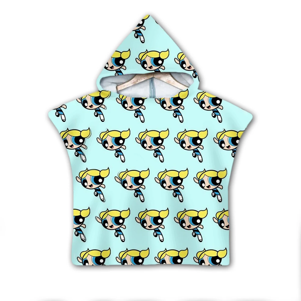 Power puff Girls Hooded baby Boys and Girls Towel Wearable Bath Towel For Kids Travel 3D print Beach Towels style-4
Power puff Girls Hooded baby Boys and Girls Towel Wearable Bath Towel For Kids Travel 3D print Beach Towels style-4