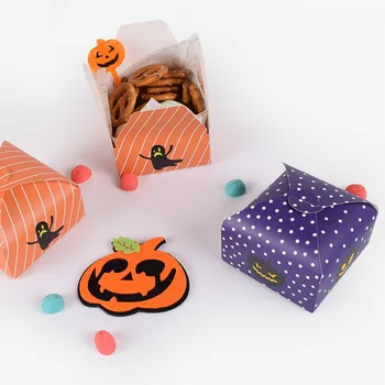 100 Pcs Craft Paper Box Halloween Candy Gift Bag Packaging Kids Cookies Halloween Box For Party Pumpkin Ghost Paper Gift Boxes
100 Pcs Craft Paper Box Halloween Candy Gift Bag Packaging Kids Cookies Halloween Box For Party Pumpkin Ghost Paper Gift Boxes