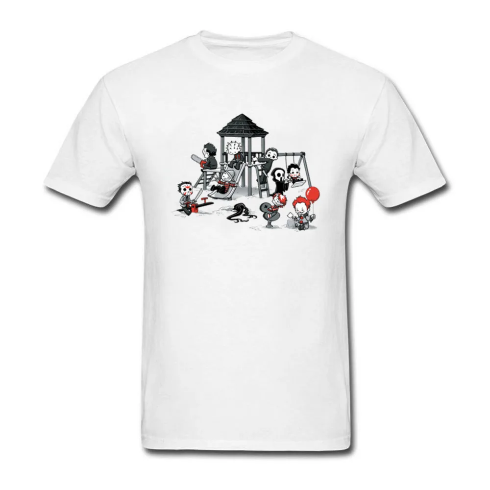 2019 Hot summer men's short sleeve T Shirt Maniac Park Horror Movie Theme Park Jason Clown Saw Halloween Funny Artsy Tee
2019 Hot summer men's short sleeve T Shirt Maniac Park Horror Movie Theme Park Jason Clown Saw Halloween Funny Artsy Tee