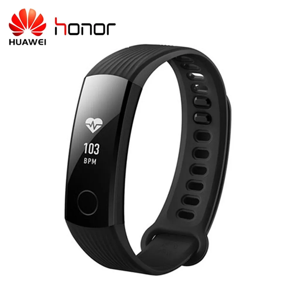 

Original HUAWEI Honor Band 3 Smartband Heart Rate Monitor Calories Consumption Pedometer Smart Wristband 45 days Standby Times