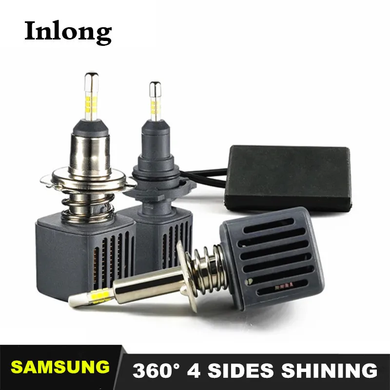 IN 2Pcs with SAMSUNG CSP Chip H4 Led H7 4 Sides 9005 HB3 LED H11 H8 H1 Bulbs Car lights 10000LM 6500k Fog Lights D1S D2S D4S led
IN 2Pcs with SAMSUNG CSP Chip H4 Led H7 4 Sides 9005 HB3 LED H11 H8 H1 Bulbs Car lights 10000LM 6500k Fog Lights D1S D2S D4S led