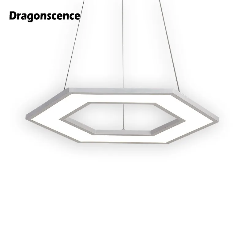 Dragonscence Modern LED Pendant chandelier for Living bedroom Hanging black White hexagon luxury chandelier lighting 1082
Dragonscence Modern LED Pendant chandelier for Living bedroom Hanging black White hexagon luxury chandelier lighting 1082