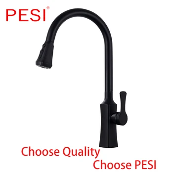 Hot&Cold Kitchen Faucet 360 Degree Rotation Rule Shape Curved Outlet Pipe Tap Basin Plumbing Hardware Brass Sink Faucet,Black.
Hot&Cold Kitchen Faucet 360 Degree Rotation Rule Shape Curved Outlet Pipe Tap Basin Plumbing Hardware Brass Sink Faucet,Black.