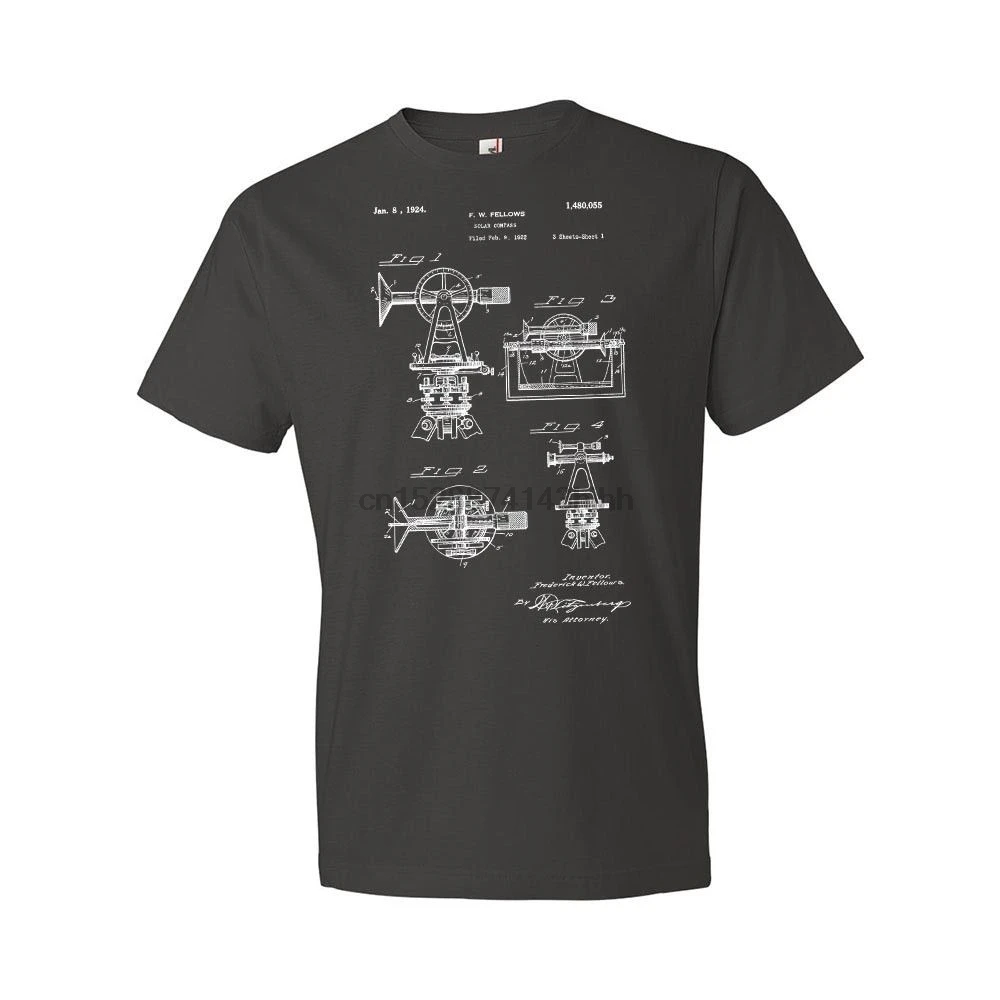 Summer 2019 Short Sleeve Plus Size Surveyors Solar Compass T-Shirt Engineer Civil Engineering Gift Patent Vintage Fashion Class
Summer 2019 Short Sleeve Plus Size Surveyors Solar Compass T-Shirt Engineer Civil Engineering Gift Patent Vintage Fashion Class