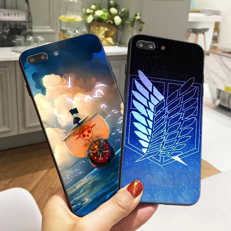 Anime One Piece Case for iPhone 8 Attack on Titan Soft Silicone Phone Cover for iPhone X 6 6S 5 5S SE 7 Plus Fundas de Capinha
Anime One Piece Case for iPhone 8 Attack on Titan Soft Silicone Phone Cover for iPhone X 6 6S 5 5S SE 7 Plus Fundas de Capinha