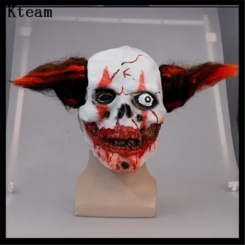 Scary Clown Mask Colorful Hair Bloody Full Face Horror Masquerade Ghost Party Zombie Mask Halloween Props Costumes Fancy Dress
Scary Clown Mask Colorful Hair Bloody Full Face Horror Masquerade Ghost Party Zombie Mask Halloween Props Costumes Fancy Dress