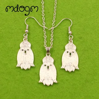 Mdogm Shih Tzu Dog Animal Jewelry Sets Silver-Plate Gold Necklace Drop Earrings Pendant For Women Female Cute Trendy T131
Mdogm Shih Tzu Dog Animal Jewelry Sets Silver-Plate Gold Necklace Drop Earrings Pendant For Women Female Cute Trendy T131
