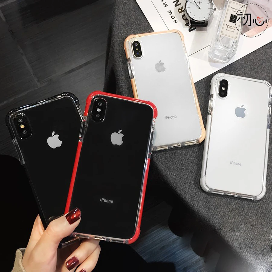 For iphone XR XS MAX X 7 8 Plus 6S 6 plus case cover Fashion Anti-knock Shockproof Transparent soft TPU Protective shell Ritozca
For iphone XR XS MAX X 7 8 Plus 6S 6 plus case cover Fashion Anti-knock Shockproof Transparent soft TPU Protective shell Ritozca