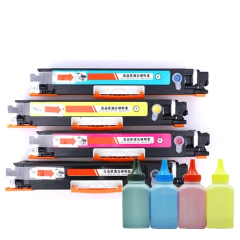 CE310 CE310A -313A 126A 126 with refill Color Toner Cartridge For HP LaserJet Pro CP1025 M275 100 Color MFP M175a M175nw Printer
CE310 CE310A -313A 126A 126 with refill Color Toner Cartridge For HP LaserJet Pro CP1025 M275 100 Color MFP M175a M175nw Printer