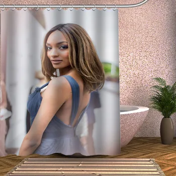 Jourdan Dunn Shower Curtain Eco-friendly Modern Fabric polyester Custom Bath Curtains Home Decor Curtains
Jourdan Dunn Shower Curtain Eco-friendly Modern Fabric polyester Custom Bath Curtains Home Decor Curtains