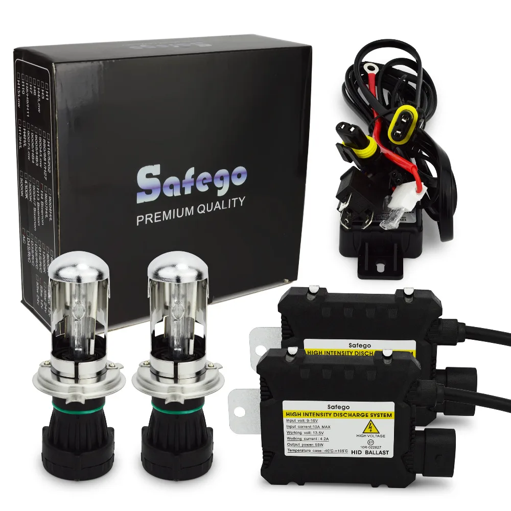 Safego Bi xenon 55w HID kit h4 6000k 8000K 4300K DC 12V 35W hid xenon kit h4-3 h13-3 9004-3 9007-3 hid kit h4 bixenon
Safego Bi xenon 55w HID kit h4 6000k 8000K 4300K DC 12V 35W hid xenon kit h4-3 h13-3 9004-3 9007-3 hid kit h4 bixenon