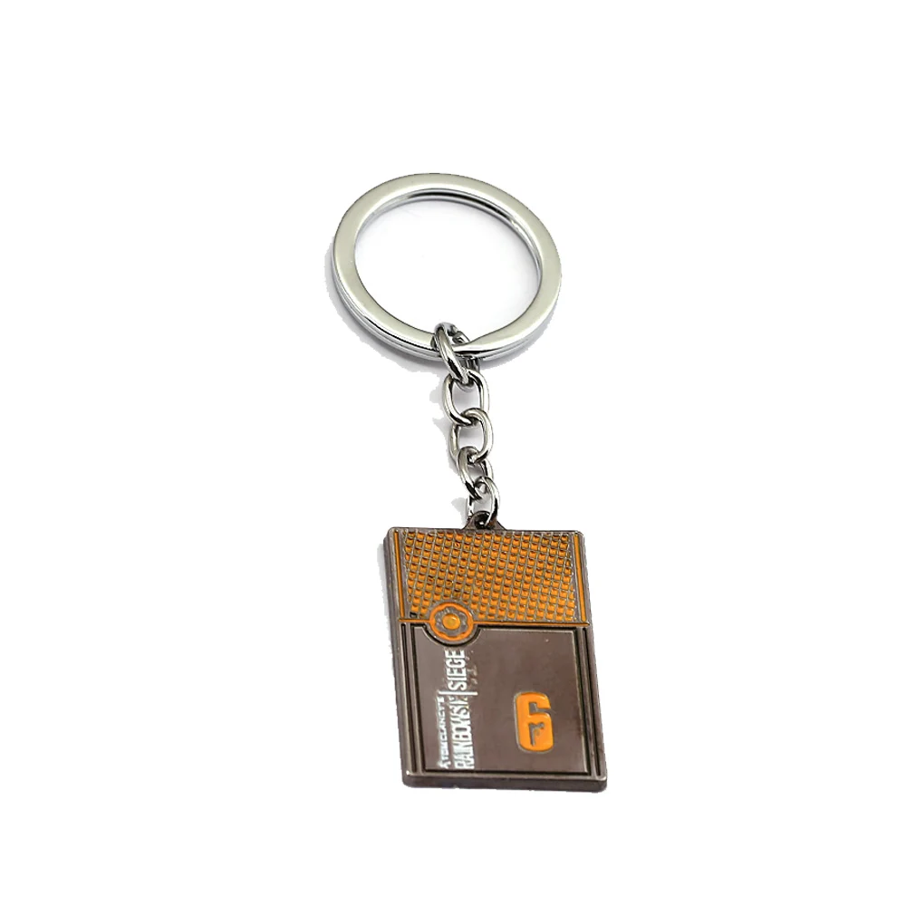 Rainbow 6 Siege 6 Keychain Black Tag Key Chain Fans Game Jewelry Accessory Keyring
Rainbow 6 Siege 6 Keychain Black Tag Key Chain Fans Game Jewelry Accessory Keyring
