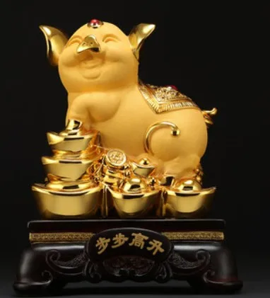 Wealth pig wealth pig household living room Zodiac pig crafts opening gifts decoration living room wine cabinet Statue
Wealth pig wealth pig household living room Zodiac pig crafts opening gifts decoration living room wine cabinet Statue
