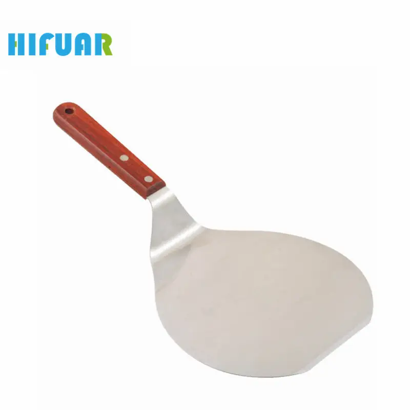 

HIFUAR 8 inches Stainless Steel Pizza Peels Cake Baking Tools Shovel Transfer Cake Tray Moving Plate Cake Lifter Cookie Spatula