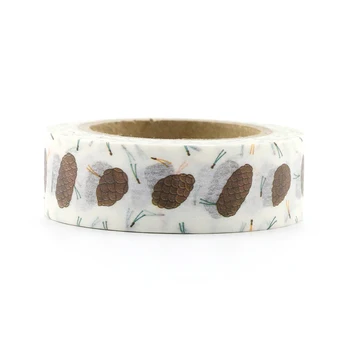 1pcs Cute Kawaii Japanese Masking Washi Tape Pinecone Decorative Adhesive Tape Decora Diy Scrapbooking Sticker Label Stationery
1pcs Cute Kawaii Japanese Masking Washi Tape Pinecone Decorative Adhesive Tape Decora Diy Scrapbooking Sticker Label Stationery
