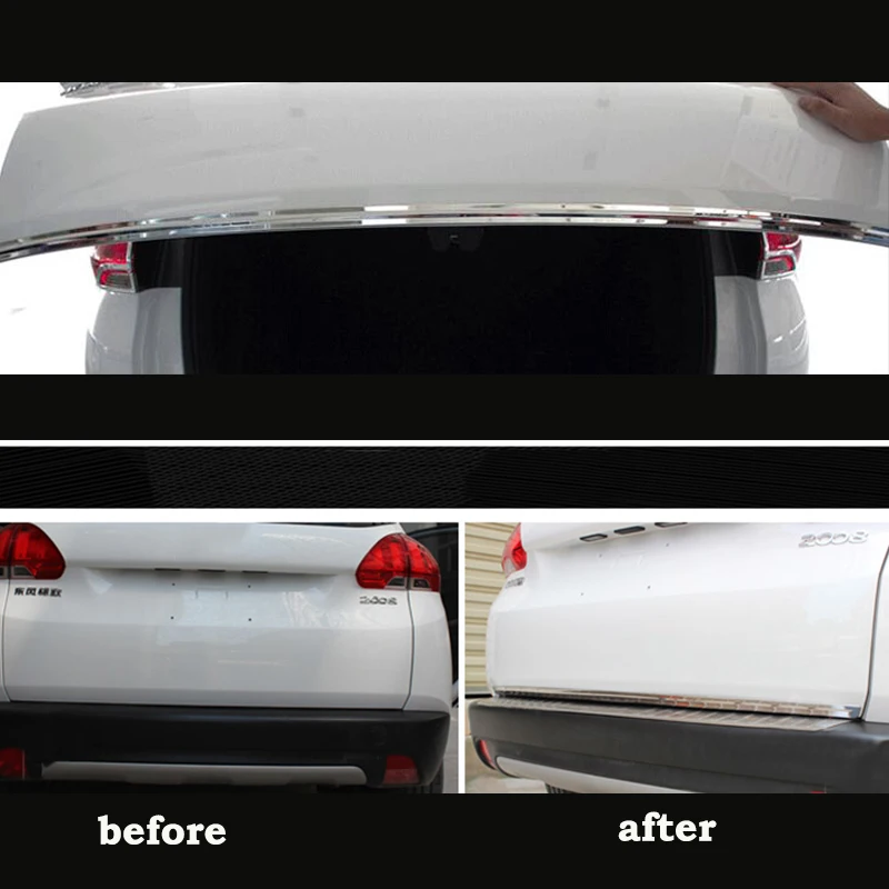 For Peugeot 2008 2014-2017 Stainless steel Rear back Door Tailgate Trunk Lid Covers Frame Trim accessories Car Styling 1pcs
For Peugeot 2008 2014-2017 Stainless steel Rear back Door Tailgate Trunk Lid Covers Frame Trim accessories Car Styling 1pcs