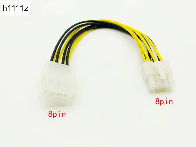 PCI-E PCIE PCI Express 8p Female to 6+2 8Pin male Video Card BTC DIY Power Extend Cable Wire 18AWG 20cm for Bitcoin Miner Mining
PCI-E PCIE PCI Express 8p Female to 6+2 8Pin male Video Card BTC DIY Power Extend Cable Wire 18AWG 20cm for Bitcoin Miner Mining
