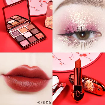 Suikone lip makeup set with eyeshadow palette sexy red lipstick waterproof long lasting gift set batom matte lipstick pen AC090
Suikone lip makeup set with eyeshadow palette sexy red lipstick waterproof long lasting gift set batom matte lipstick pen AC090