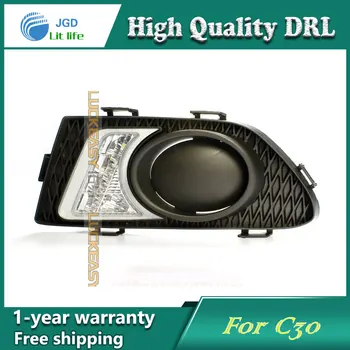 Free shipping !12V 6000k LED DRL Daytime running light case for Great Wall C30 fog lamp frame Fog light Car styling 
Free shipping !12V 6000k LED DRL Daytime running light case for Great Wall C30 fog lamp frame Fog light Car styling