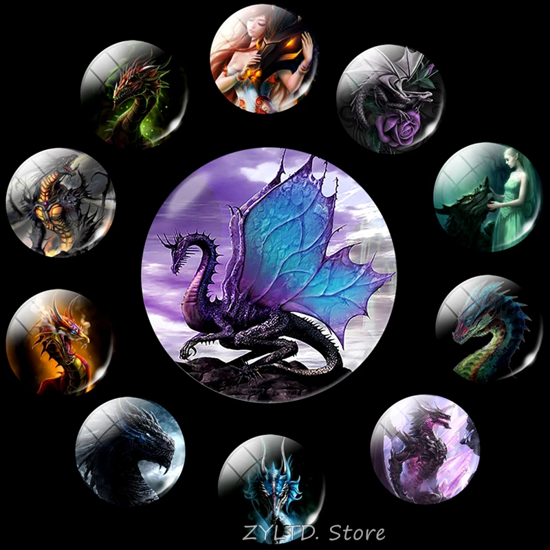 Blue Wings Dragon fridge magnet Steampunk Black Evil Dragon refrigerator magnets 30MM Glass cabochon stickers home decoration
Blue Wings Dragon fridge magnet Steampunk Black Evil Dragon refrigerator magnets 30MM Glass cabochon stickers home decoration