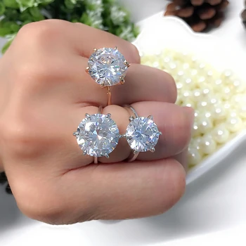 Ociki 5 carat /3 carat Rose Gold Color CZ Crystal Eagagement Wedding Rings for Women Girls Gift Drop Shipping Fashion Jewelry
Ociki 5 carat /3 carat Rose Gold Color CZ Crystal Eagagement Wedding Rings for Women Girls Gift Drop Shipping Fashion Jewelry