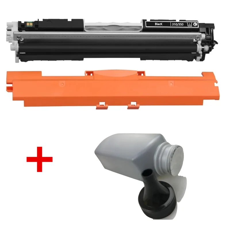 1 PK Black Toner Cartridge + 1 bottle toner powder For HP LaserJet Pro CP1025 M275 100 Color MFP M175a M175nw Printer
1 PK Black Toner Cartridge + 1 bottle toner powder For HP LaserJet Pro CP1025 M275 100 Color MFP M175a M175nw Printer